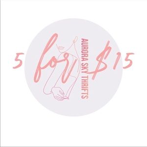 5 for $15 ✨ SUMMER CLEARANCE